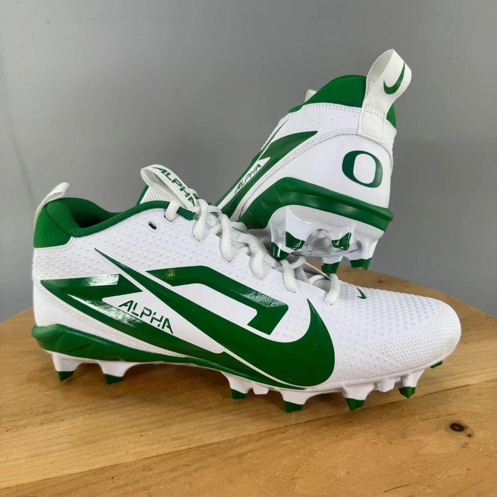 Nike Alpha Menace 4 Varsity Oregon Ducks PE Mens Size 10.5 Wide Football Cleats